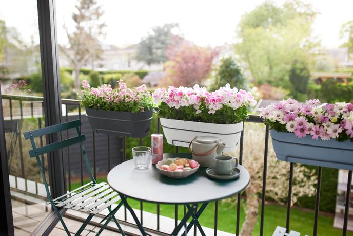 vibia campana balconnière allin1 50cm bleu vintage